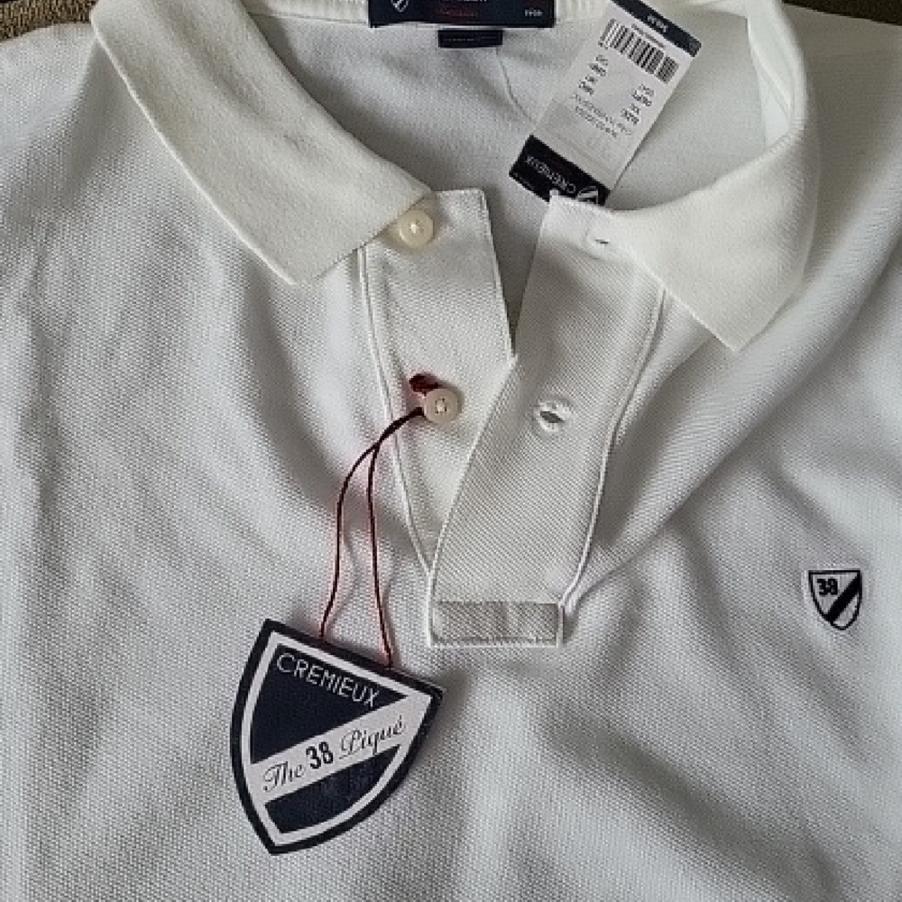 2 Daniel Cremieux White Classic Polo Shirt (2) XXL NWT - Picture 10 of 16